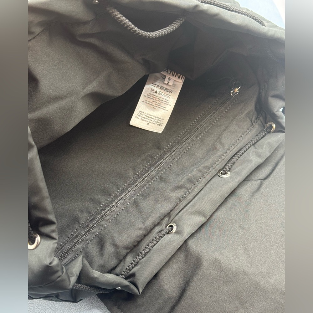 🆕 GANNI 🧿 NWOT Black Recycled Tech Backpack - Picture 10 of 12